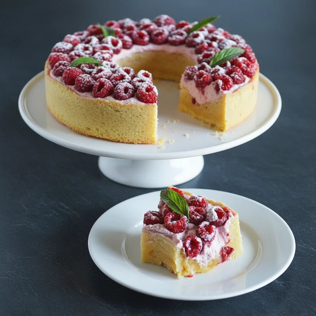 Tarte framboises Cyril Lignac