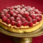 Tarte mascarpone framboises