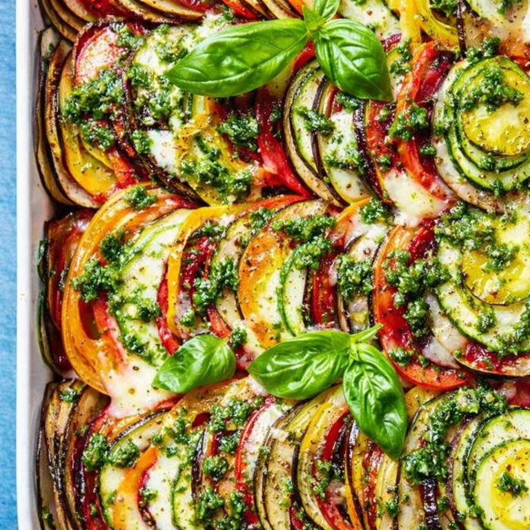 Tian légumes mozzarella