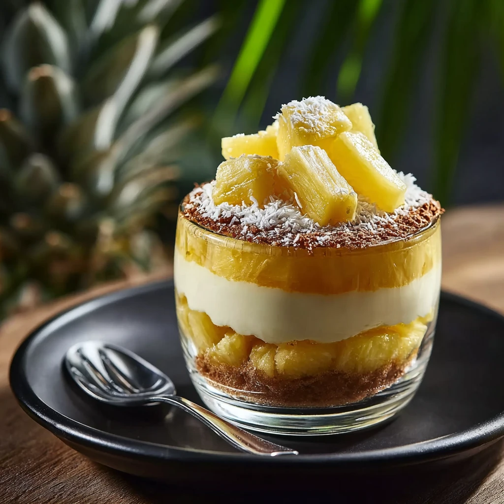 Tiramisu ananas coco