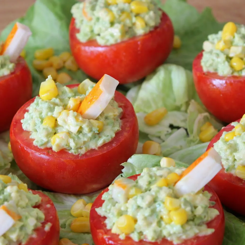 Tomates farcies avocat