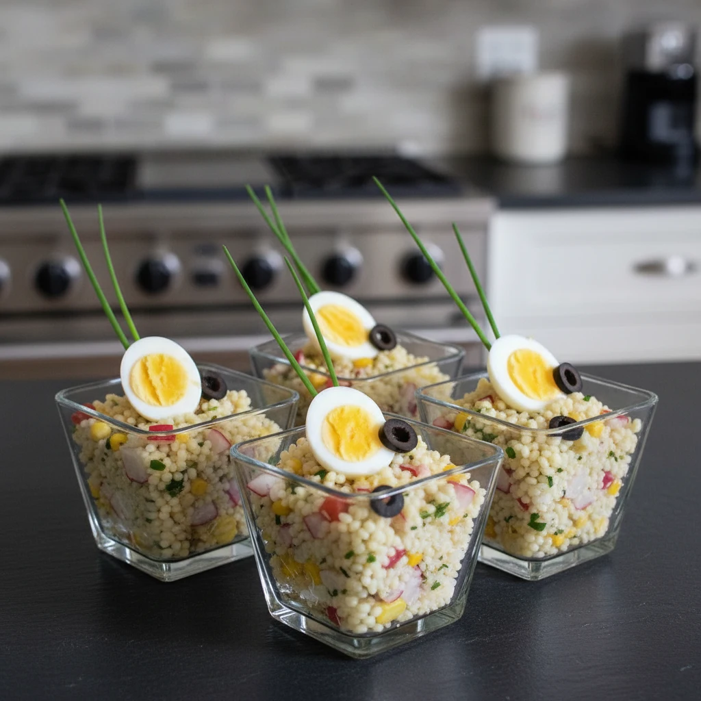 Verrines apéritif printemps fraîches et colorées 4 Verrines apéritif printemps