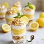 Verrines citron mascarpone