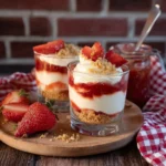 Verrines fraises mascarpone