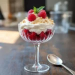 Verrines framboise mascarpone
