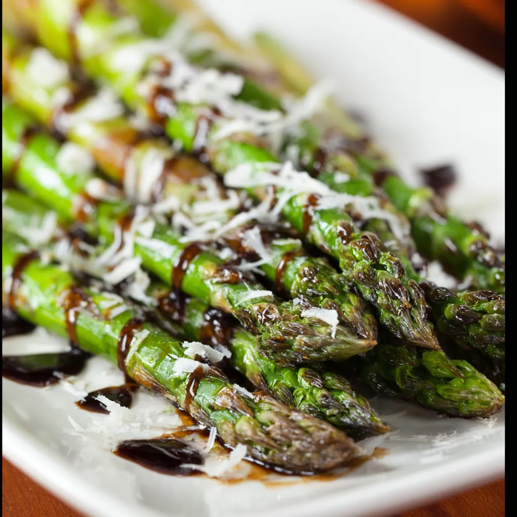 Asperges vertes grillées