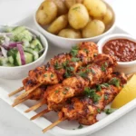 Brochettes de poulet au paprika