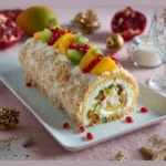 Bûche de Noël fruits
