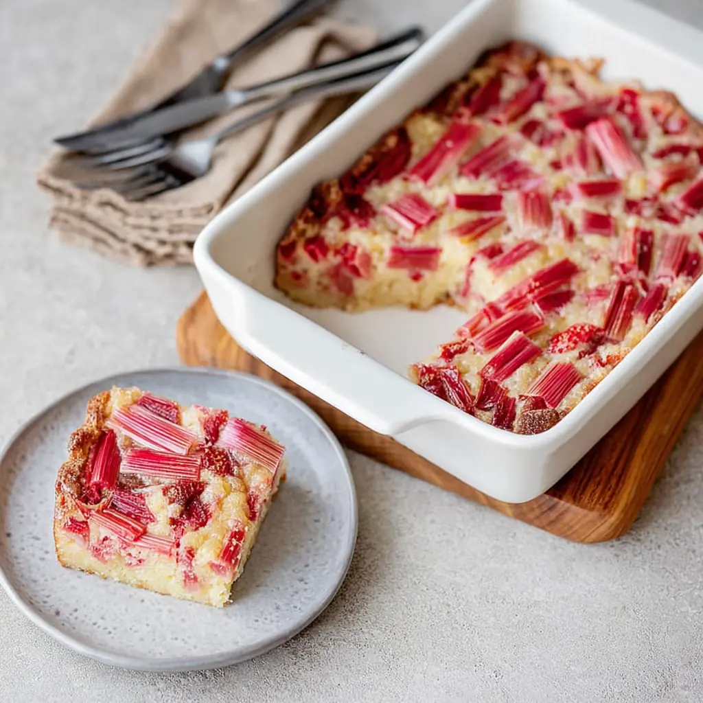 Clafoutis rhubarbe