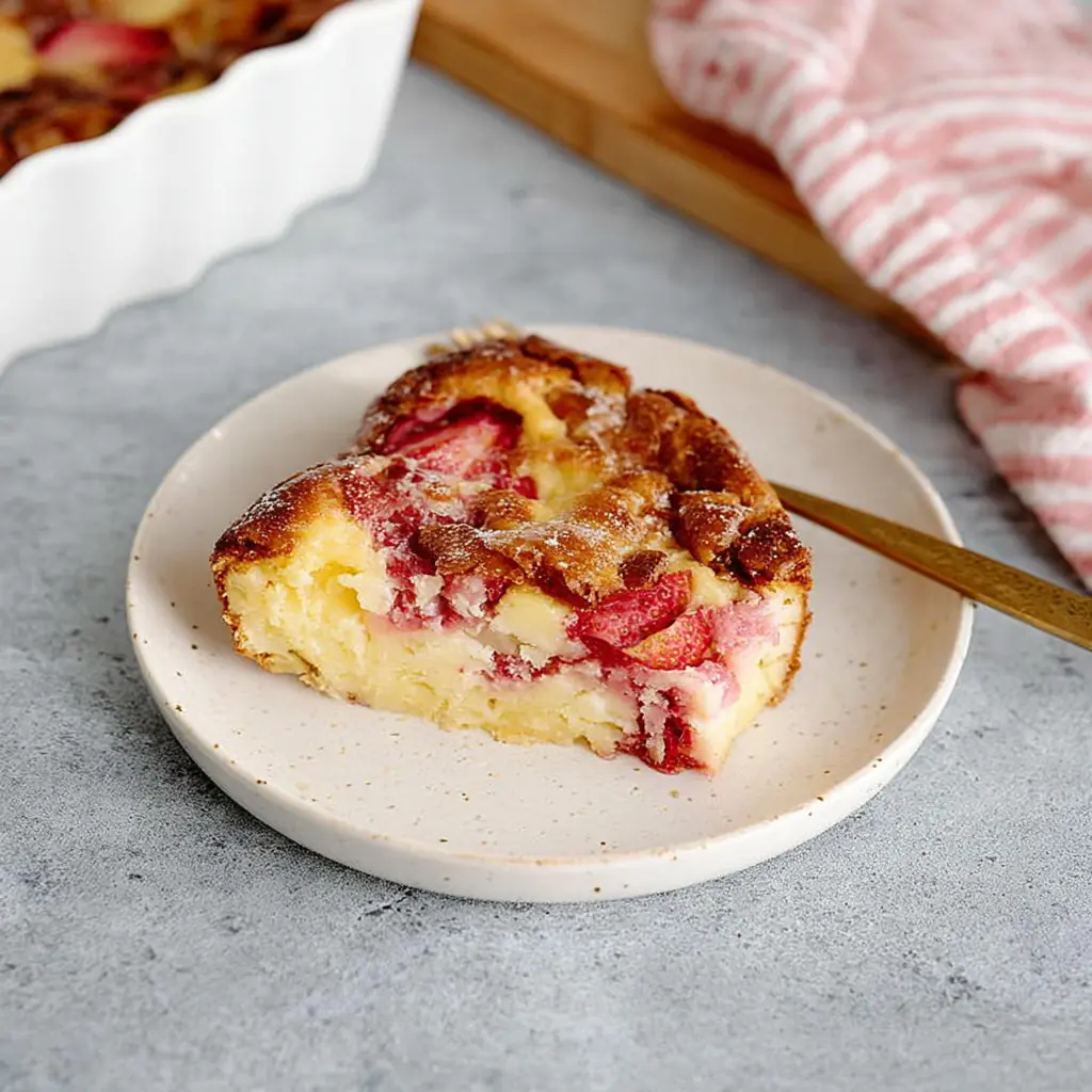 Clafoutis rhubarbe