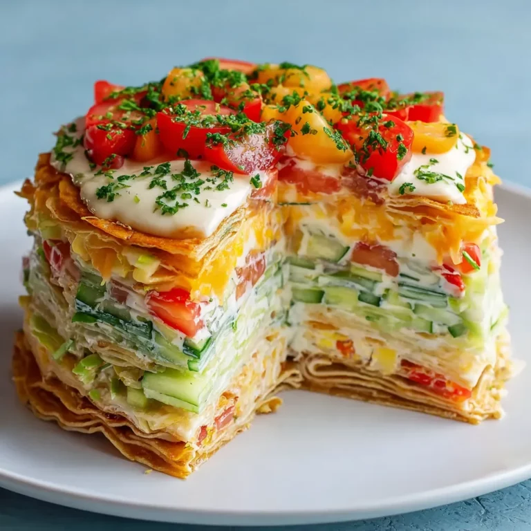 Gâteau de crudités