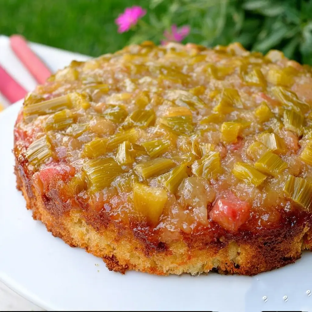 Gâteau rhubarbe