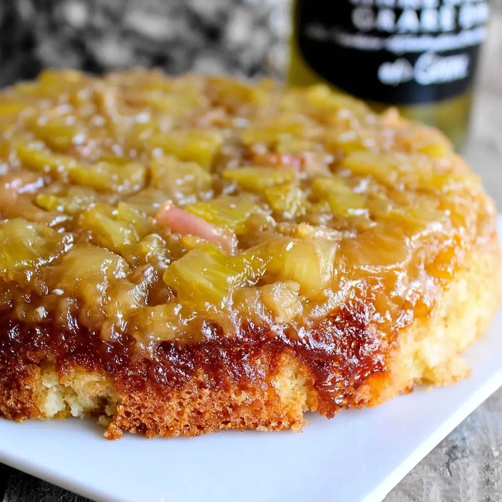 Gâteau rhubarbe