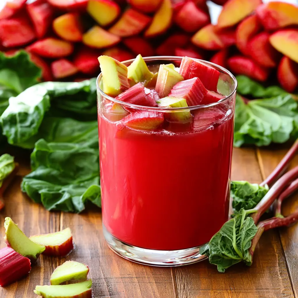 Jus de rhubarbe
