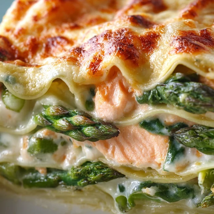 Lasagnes saumon asperges