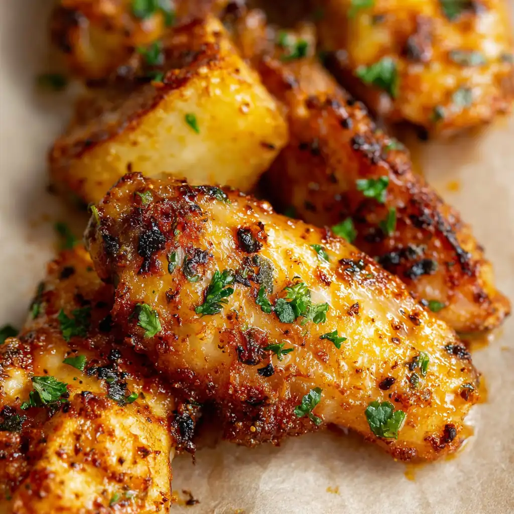 Pommes de terre ail parmesan