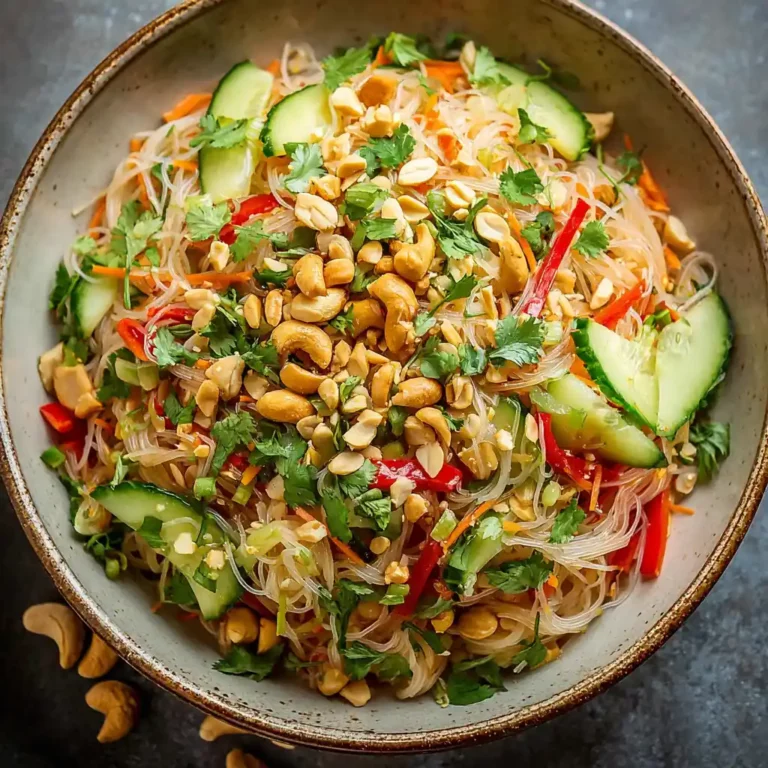 Salade Thaï cacahuètes