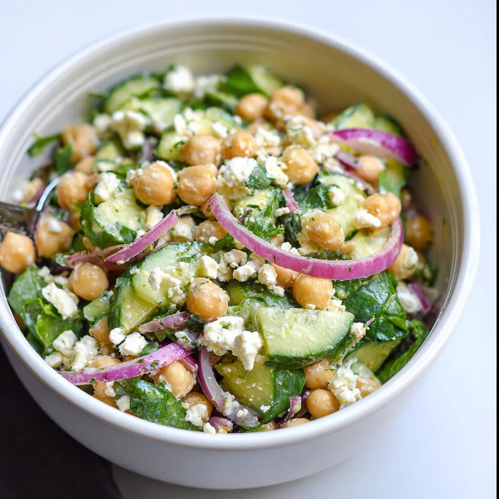 Salade De Pois Chiches Concombre Feta Facile 5 tapes salade-de-pois-chiches-concombre-feta-facile-5-tapes