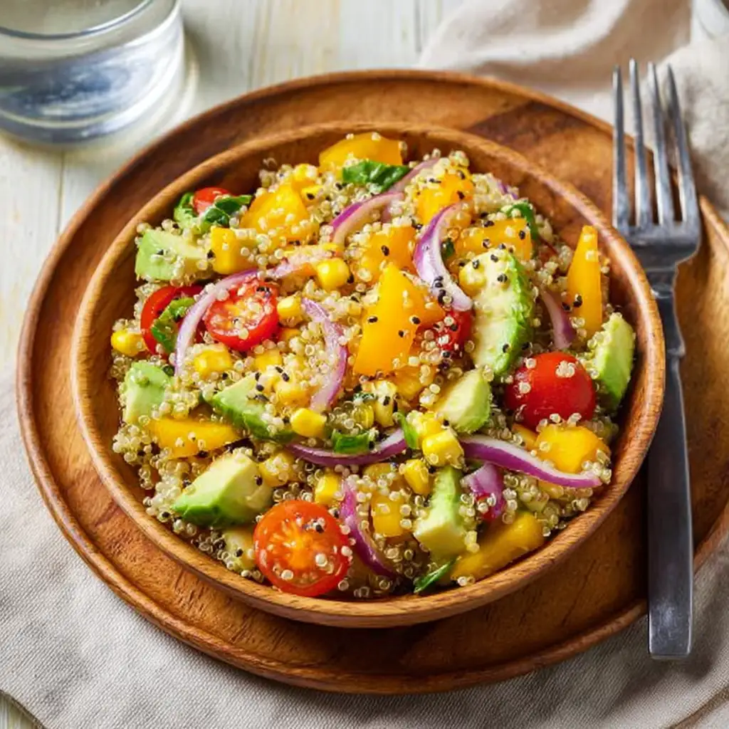 Salade de quinoa à la mangue