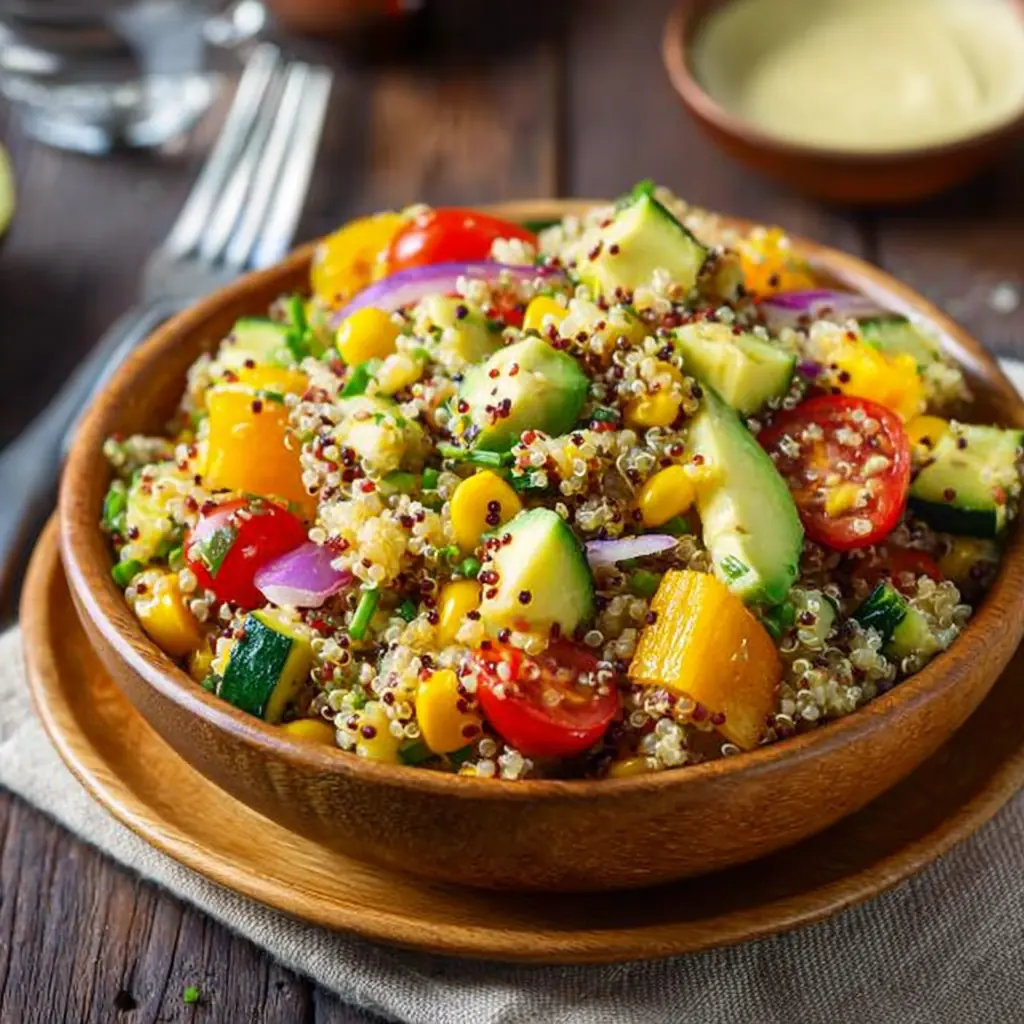 Salade de quinoa à la mangue