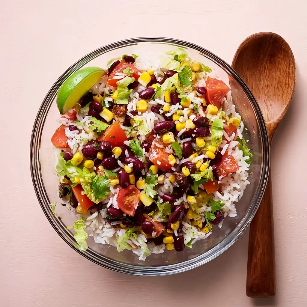 Salade de riz à la mexicaine