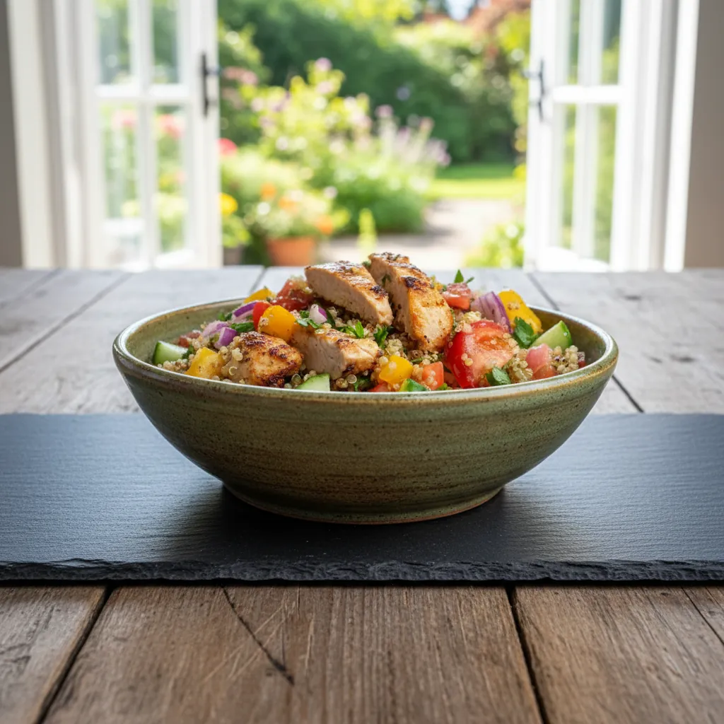 Salade quinoa poulet
