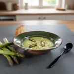 Soupe d'asperges parmesan