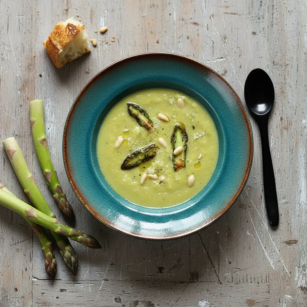 Soupe d'asperges parmesan : velouté printanier simple et chic 4 Soupe d'asperges parmesan