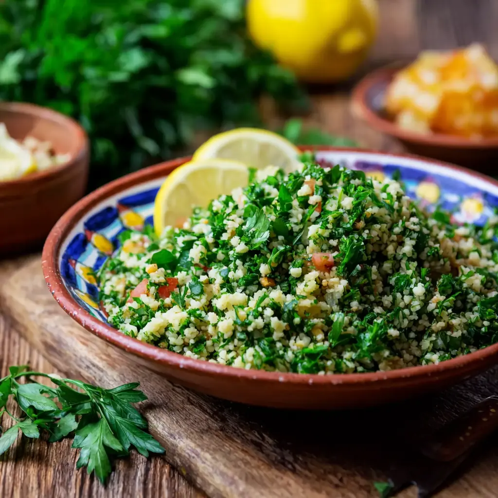 Taboulé Libanais frais et parfumé : recette authentique 4 Taboulé Libanais