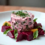 Tartare betteraves chèvre