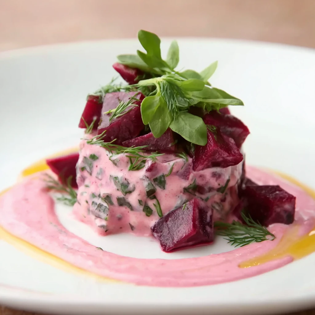 Tartare betteraves chèvre : entrée fraîche et simple 4 Tartare betteraves chèvre