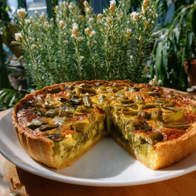 Tarte à la rhubarbe