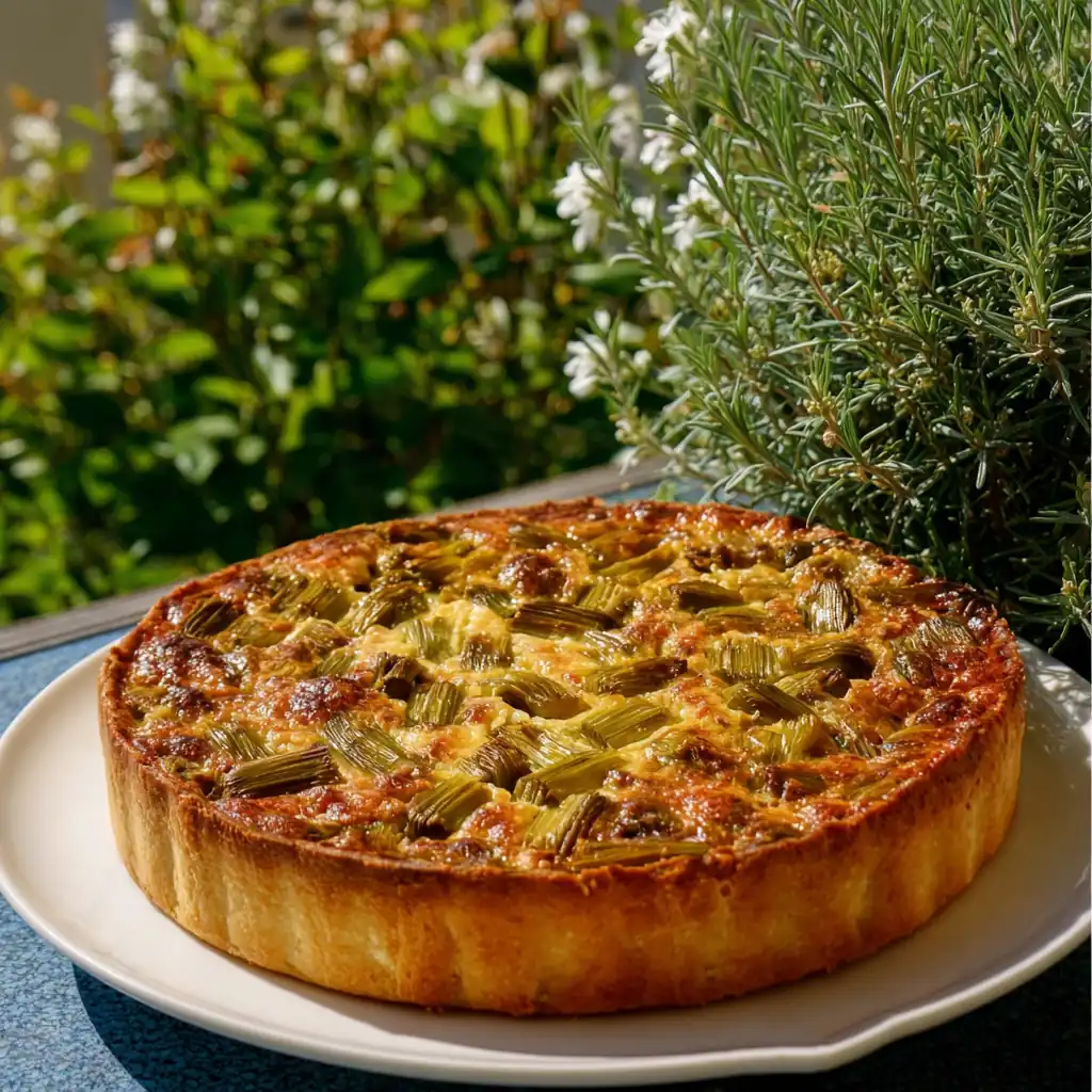 Tarte à la rhubarbe