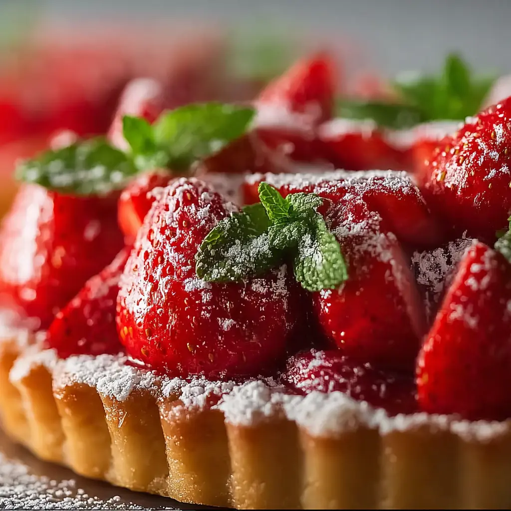 Tarte aux fraises