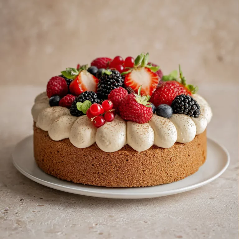 Tarte aux fruits rouges