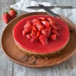 Tarte curd fraise rhubarbe