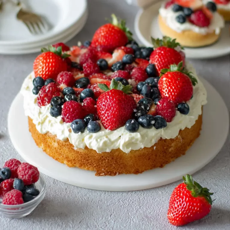 Tarte fruits rouges
