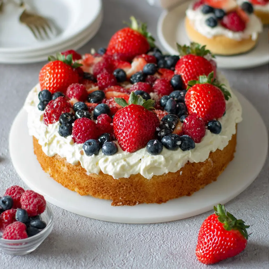 Tarte fruits rouges
