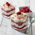 Tiramisu framboise pistaches