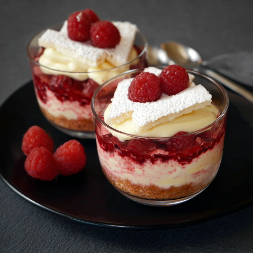 Tiramisu framboises biscuits roses : recette fruitée en verrine 4 Tiramisu framboises biscuits roses