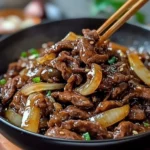 Bœuf sauté aux oignons