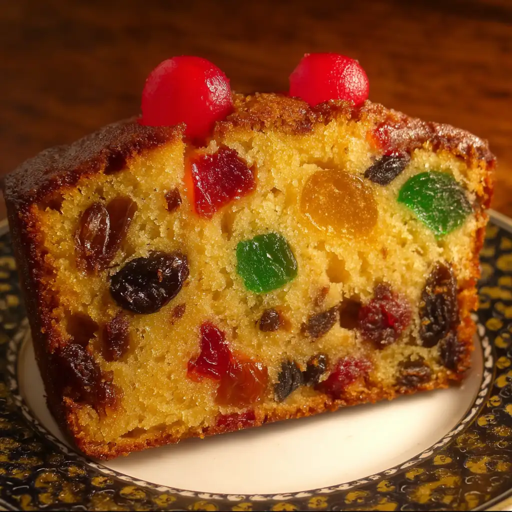 Cake fruits confits