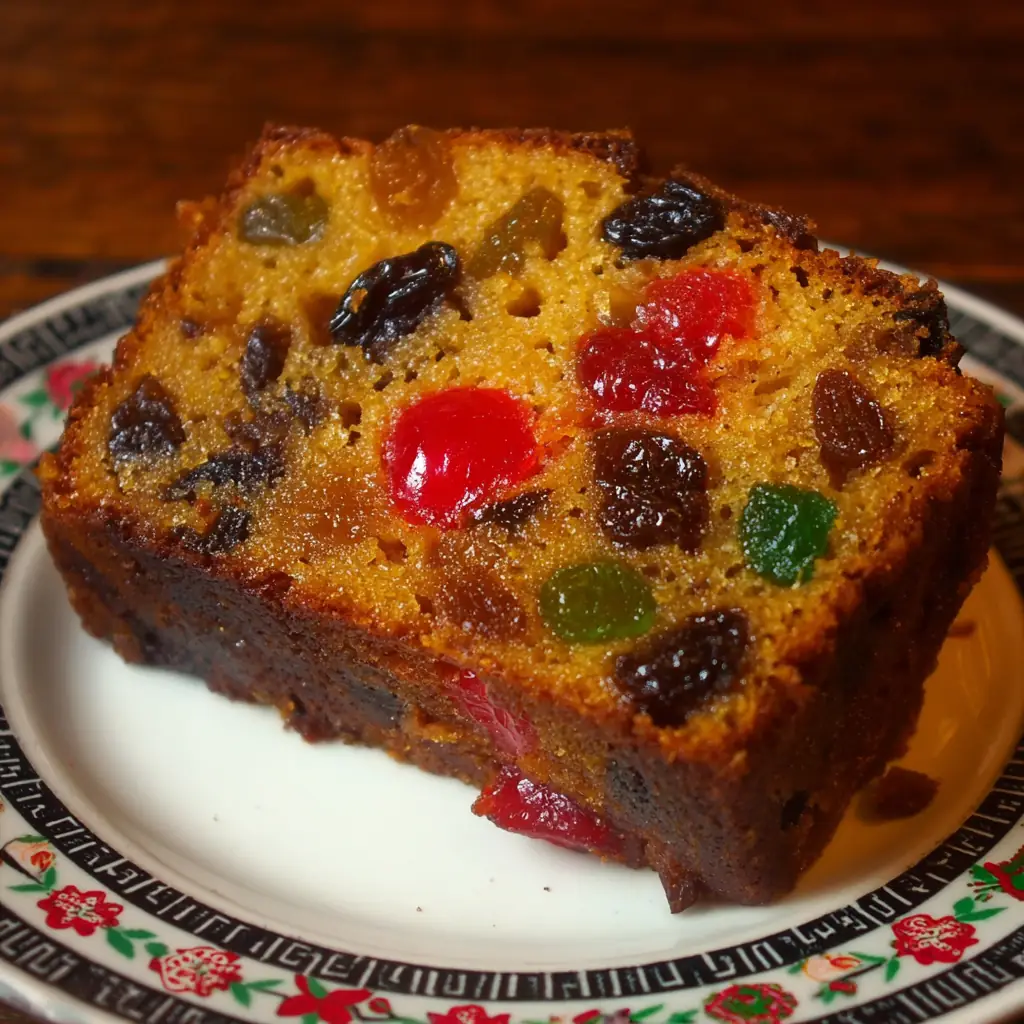 Cake fruits confits