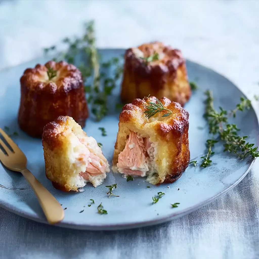 Cannelés au saumon faciles : recette apéritive savoureuse 4 Cannelés au saumon