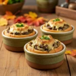Champignons gratinés