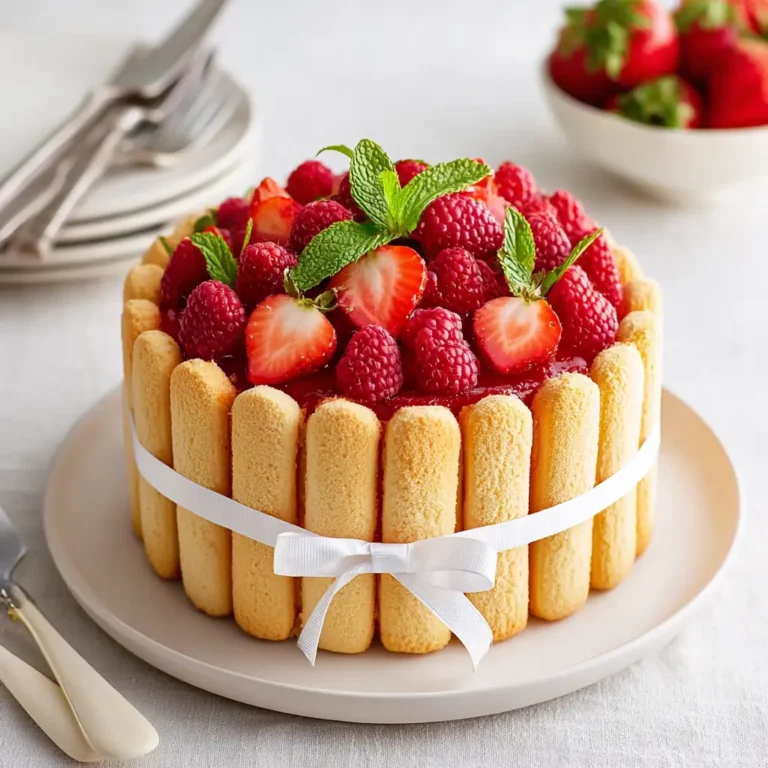 Charlotte aux fraises