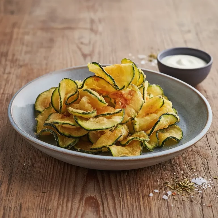 Chips de courgettes