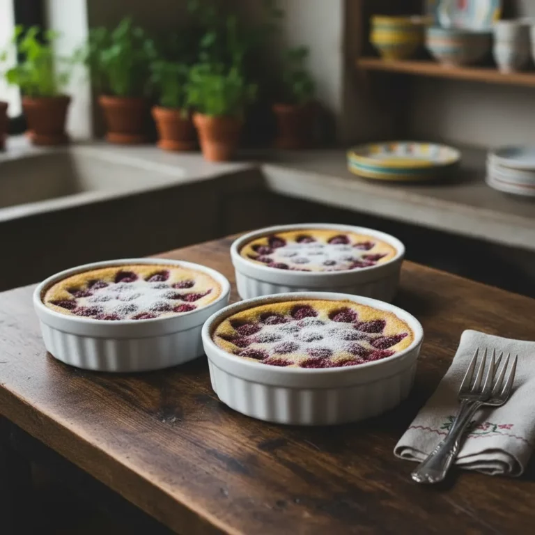 Clafoutis aux framboises