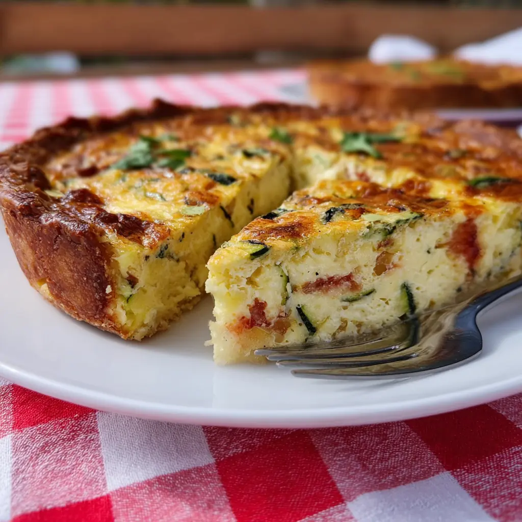 Clafoutis courgettes