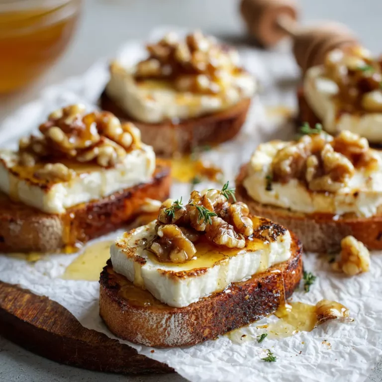 Crostini Brie Miel